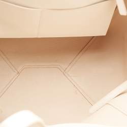 Pre Owned Céline Off White Leather Medium Cabas Phantom Tote