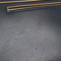 Pre Owned حقيبة سيلين جلد أسود ذات حزام يد علوية صغيرة