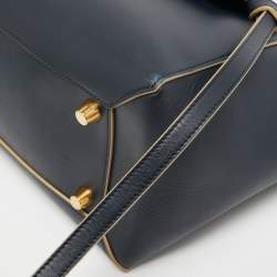 Pre Owned حقيبة سيلين جلد أسود ذات حزام يد علوية صغيرة