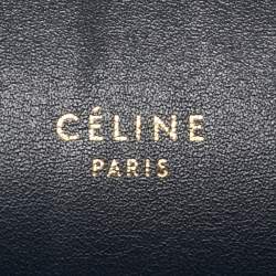 Pre Owned حقيبة سيلين جلد أسود ذات حزام يد علوية صغيرة