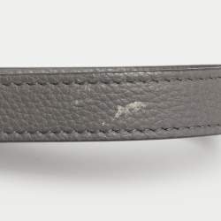 Pre Owned Celine Grey Leather Nano Luggage Tote