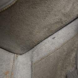 Pre Owned Celine Grey Leather Nano Luggage Tote