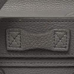Pre Owned Celine Grey Leather Nano Luggage Tote