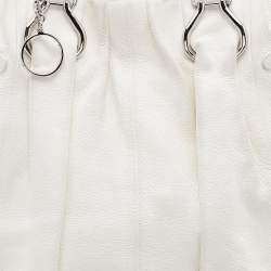 Pre Owned Celine White Leather Shoulder Bag