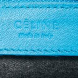 Celine Light Blue Leather Trio Crossbody Bag