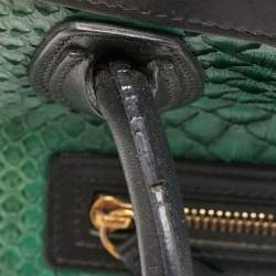 مملوكة مسبقًا Céline Tri Color Leather and Python Nano Luggage Tote