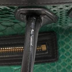 مملوكة مسبقًا Céline Tri Color Leather and Python Nano Luggage Tote