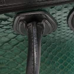 مملوكة مسبقًا Céline Tri Color Leather and Python Nano Luggage Tote