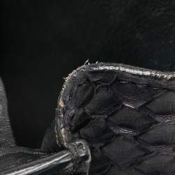 مملوكة مسبقًا Céline Tri Color Leather and Python Nano Luggage Tote