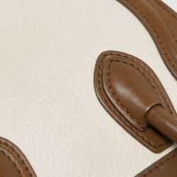 Pre Owned حقيبة يد سيلين نانو لاغيدج جلد وسويدي ثلاثية اللون