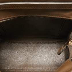 Pre Owned حقيبة يد سيلين نانو لاغيدج جلد وسويدي ثلاثية اللون