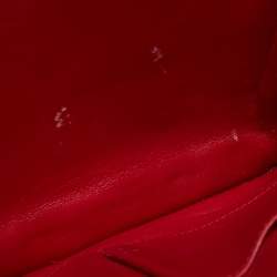 Pre Owned Celine Fuchsia Python Medium Classic Box Shoulder Bag