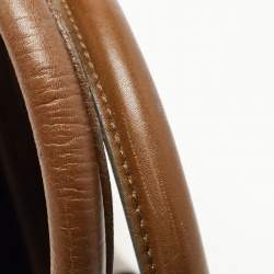 Celine Tricolor Leather and Suede Mini Luggage Tote 