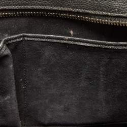 Pre Owned Celine Black Leather Mini Luggage Tote