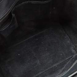 Pre Owned Celine Black Leather Mini Luggage Tote