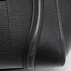 Pre Owned Celine Black Leather Mini Luggage Tote