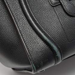 Pre Owned Celine Black Leather Mini Luggage Tote