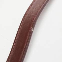 Pre Owned حقيبة سيلين ترابيز سويدي وجلد ثعبان رصاصي/عنابي يد علوية متوسطة 