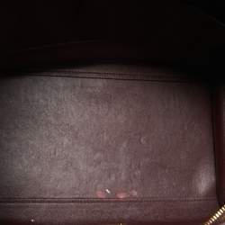 Pre Owned حقيبة سيلين ترابيز سويدي وجلد ثعبان رصاصي/عنابي يد علوية متوسطة 