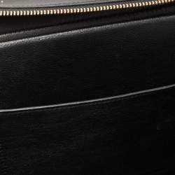 Pre Owned Celine Tricolor Leather and Suede Medium Trapeze Top Handle Bag