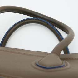 مملوكة مسبقًا Celine Olive Brown Leather Medium Phantom Luggage Tote