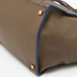 مملوكة مسبقًا Celine Olive Brown Leather Medium Phantom Luggage Tote