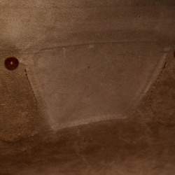 Pre Owned Celine Dark Red Leather Small Tie Tote