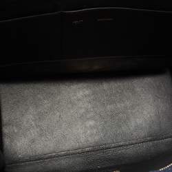 Celine Blue/Black Python and Suede Medium Trapeze Tote