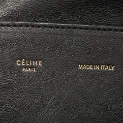 Celine Blue/Black Python and Suede Medium Trapeze Tote