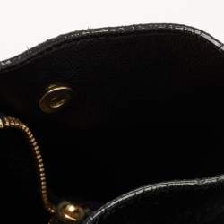 Celine Blue/Black Python and Suede Medium Trapeze Tote