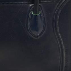 Pre Owned حقيبة يد توتس سيلين لاغيدج فانتوم جلد أخضر/أزرق كحلي متوسطة