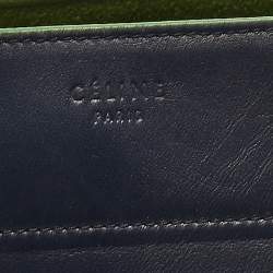 Pre Owned حقيبة يد توتس سيلين لاغيدج فانتوم جلد أخضر/أزرق كحلي متوسطة