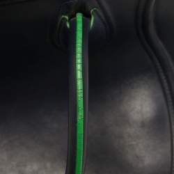 Pre Owned حقيبة يد توتس سيلين لاغيدج فانتوم جلد أخضر/أزرق كحلي متوسطة