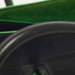 Pre Owned حقيبة يد توتس سيلين لاغيدج فانتوم جلد أخضر/أزرق كحلي متوسطة