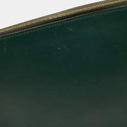 Celine Tri Color Leather and Python Medium Pocket Chain Clutch