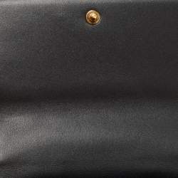 Pre Owned Celine Black Quilted Leather Chain Shoulder Bag