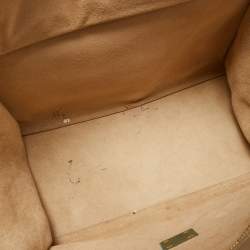 Pre Owned حقيبة سيلين ترابيز متوسطة سويدي وجلد ثلاثية اللون