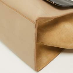 Pre Owned حقيبة سيلين ترابيز متوسطة سويدي وجلد ثلاثية اللون