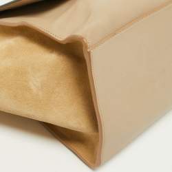 Pre Owned حقيبة سيلين ترابيز متوسطة سويدي وجلد ثلاثية اللون