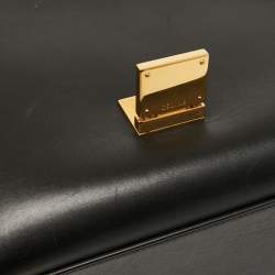 Pre Owned Celine Tri Color Leather and Nubuck Small Trapeze Top Handle Bag