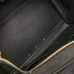 Pre Owned Celine Tri Color Leather and Nubuck Small Trapeze Top Handle Bag