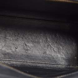 Pre Owned Celine Black Leather Nano Luggage Tote