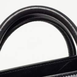 Pre Owned Céline Black Leather Nano Luggage Tote