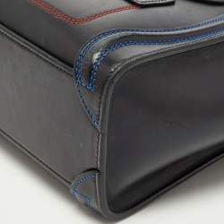 Pre Owned Céline Black Leather Nano Luggage Tote