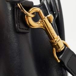 Pre Owned Céline Black Leather Nano Luggage Tote