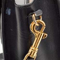 Pre Owned Céline Black Leather Nano Luggage Tote