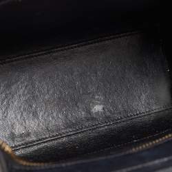 Pre Owned Céline Black Leather Nano Luggage Tote
