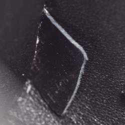 Pre Owned Celine Red/Black Python and Leather Nano  Luggage Tote