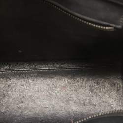 Pre Owned Celine Tri Color Watersnake and Leather Nano Luggage Tote