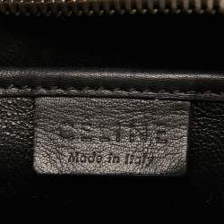 Pre Owned Celine Tri Color Watersnake and Leather Nano Luggage Tote